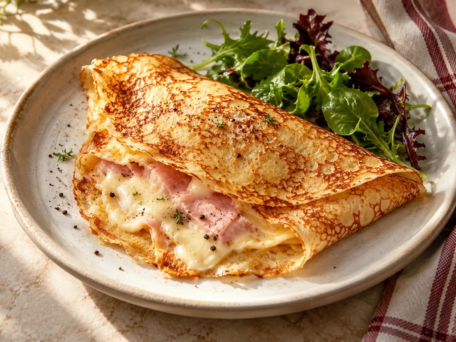 Savory crêpes